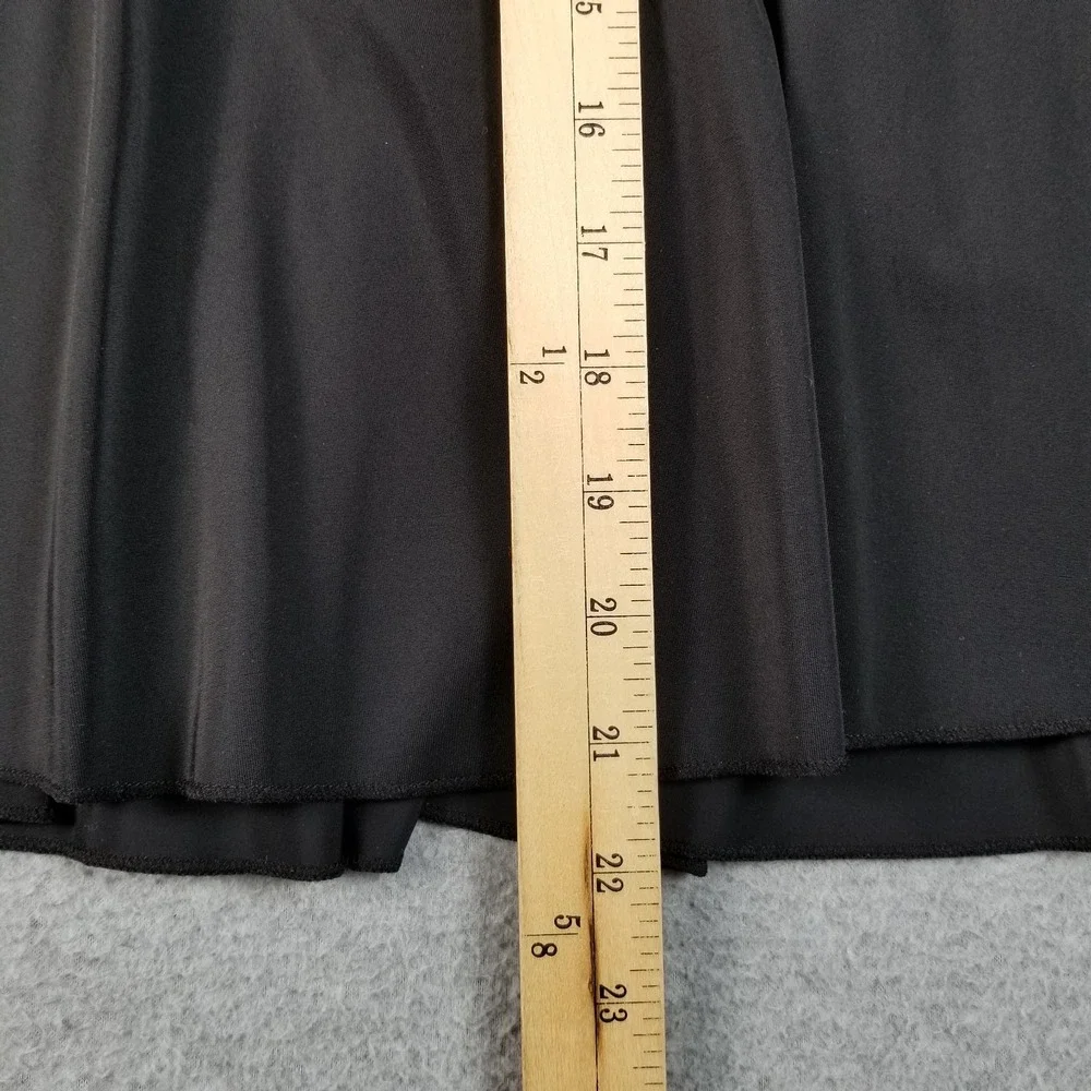 NEW Septangle Swim Skirt Women's 24W Plus Black Stretch Elastic Waist Beach Lake